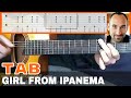 Guitar cover  tab the girl from ipanema by mlrguitar