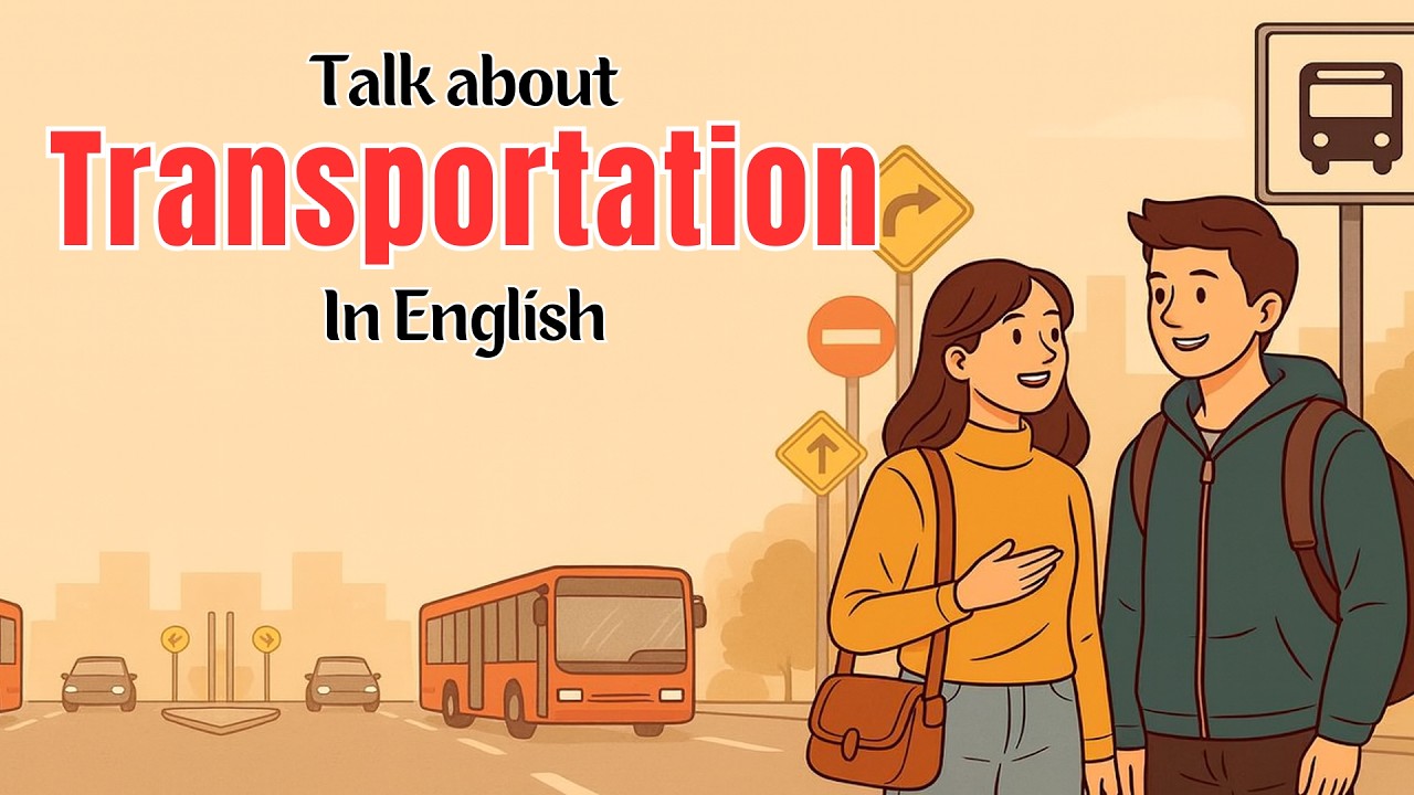 Transportation in English 🚍✈️ | Daily English Conversation Practice for Beginners 