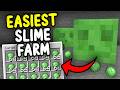 NEW EASIEST SLIME Farm Minecraft Bedrock 1.21/26.1+!