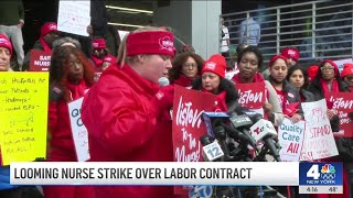 Looming nurse strike over labor contract | NBC New York