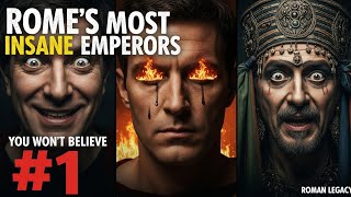 The 3 Most INSANE Roman Emperors (You Won't Believe #1)