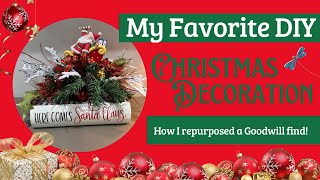 Transforming Goodwill Christmas Decor into Gorgeous Holiday Décor