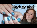 Watch Me Work | Winter Nails 2021 | Gel-X Nails
