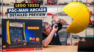 LEGO 10323 PAC-MAN Arcade detailed preview with new Technic gear spotted!