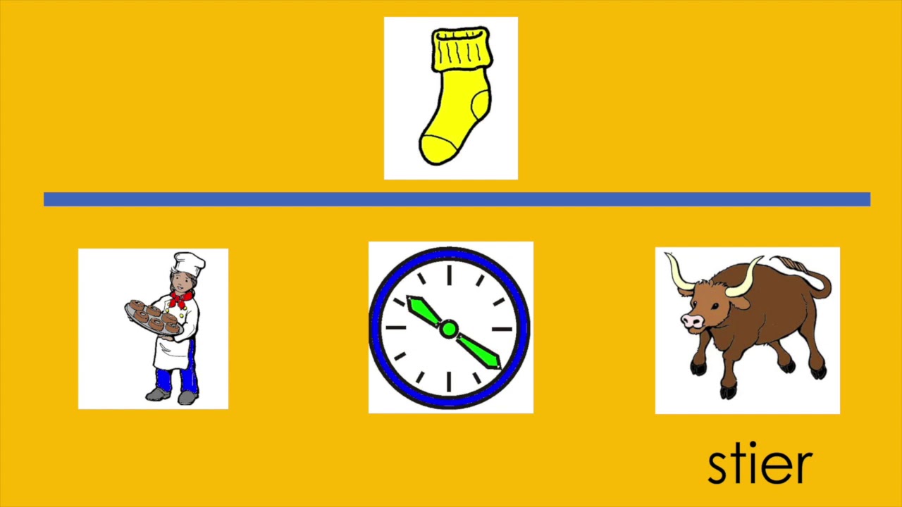 Taal met kleuters: Wat rijmt er NIET? - YouTube