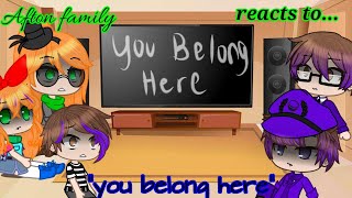 |•|Afton family reacts to \