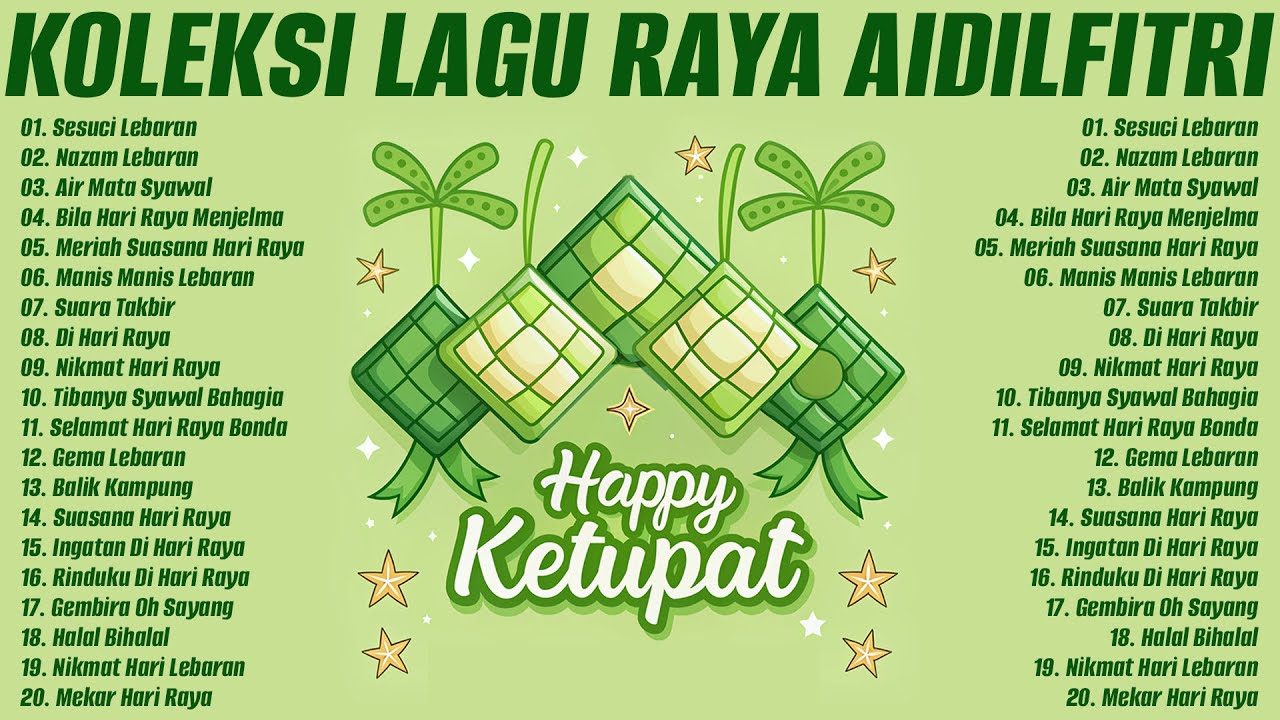 Koleksi Lagu Raya Aidilfitri 2025 - 30 Lagu Raya Nostalgia & Evergreen - Lagu Raya Siti Nurhaliza