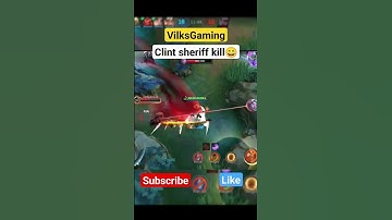Sheriff Kill Clint MLBB #clint #clintml #clintmlbb #mobilelegends #mlbbshorts #mlbb #shorts