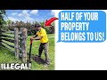 Toxic inlaws hired surveyor to move property lines  steal our property