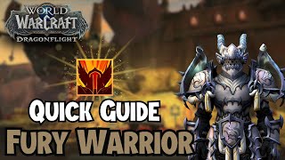 Beginner GUIDE to Fury Warrior in M+ - Talents, Stat priority, Tips, & MORE!