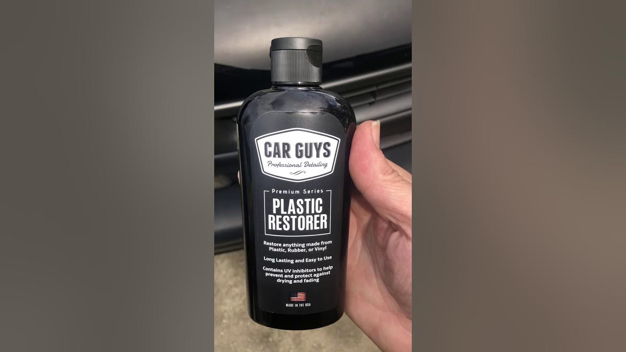 Transform the Look of Your Car - Restore Old Grey Plastic with CarGuys Plastic  Restorer 