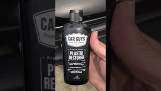 Car Guys plastic restorer AMAZING! A quick review 