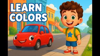 Rainbow Cars with Leo — Fun Color Learning for Kids