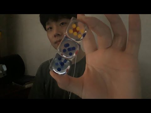[ZINO ASMR] 주사위, 가죽 소리 + 잡담 / Dice and Leather tapping Sounds