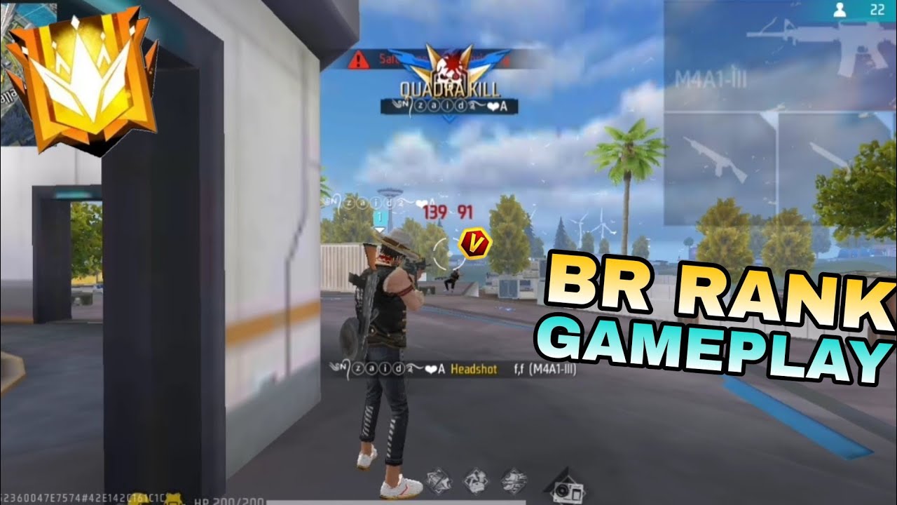 BR RANK FULL GAMEPLAY WITH BOOYAH | Free Fire Gameplay | ZKN FF - YouTube