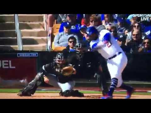 Matt Kemp 3 Run Home Run Vs White Sox