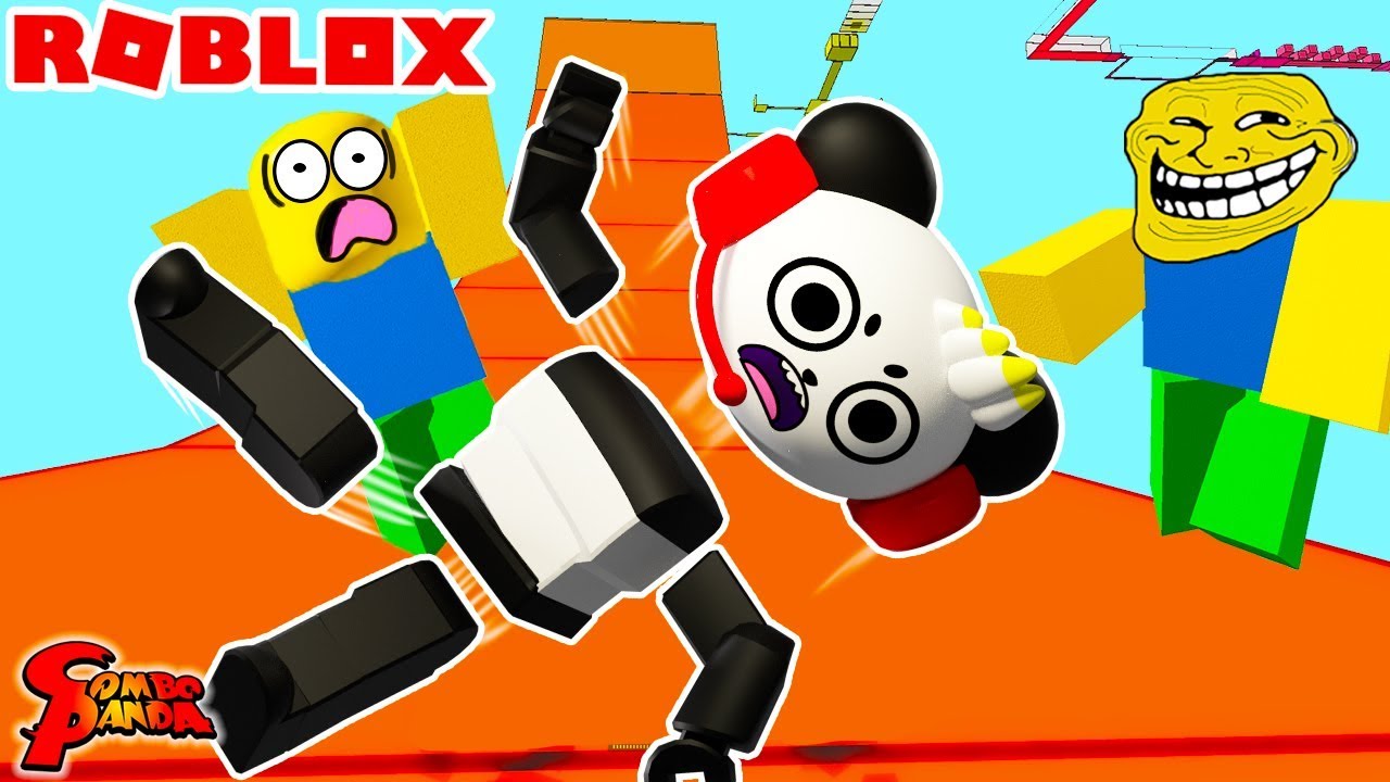 A Roblox Obby That Trolls You Let S Play Roblox Troll Obby With Combo Panda Youtube - the crew plays a roblox obby