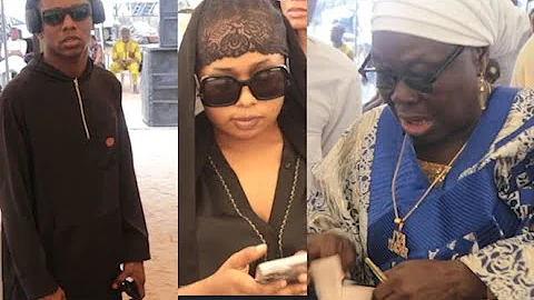 Small Doctor Steps Out To Dance With His Mum As Late Alaafin's Wife, Queen Ola, Abu Abel At Ramadan