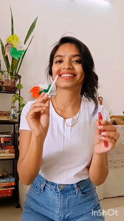 A basic outfit with bold lips #thelazystyle #shortsvideo #grwm # ...