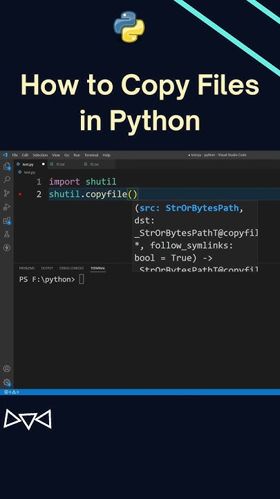 How to Copy Contents Of a File Using Python ? Which Module is Used ? # ...