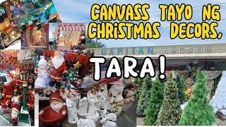 #64 CHRISTMAS DECOR CANVASS IN DAPITAN ARCADE \/\/ ANO ANG USONG DECOR SA 2023? -EstrellaFamilyVlogs