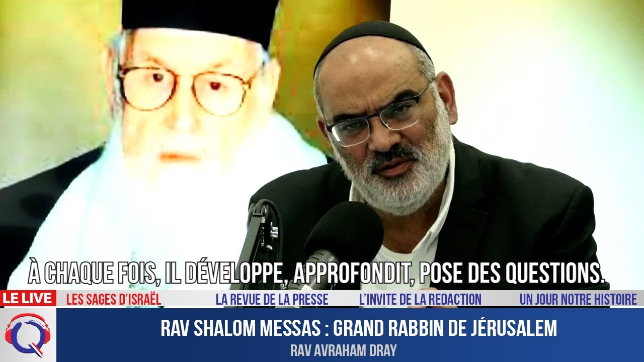 Le Rav Shalom Messas, Grand  Rabbin de Jérusalem - Les sages d'Israël#08