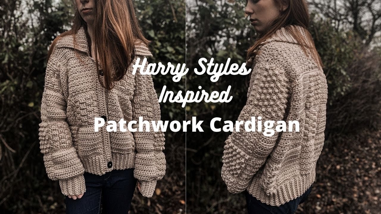 Crochet Patchwork Winter Cardigan Crochet With Carrie