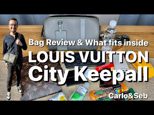 LOUIS VUITTON CITY KEEPALL: BAG REVIEW & WHAT FITS INSIDE
