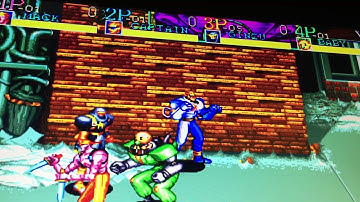 Pandora’s Key 7 3D (2177 in 1) Captain Commando 4 player test.