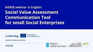 Download lagu MERSE Webinar: Social Value Assessment Communication Tool for small Social Entrepreneurs