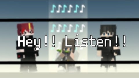 [Animation] "Hey!! Listen!!" || Minecraft Animation || Prisma 3d || Template by @AkyoCraft208