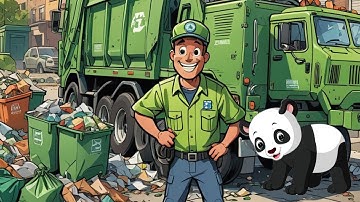 Country Music Sing Along | Panda and the Garbage Man | Official Music Video
