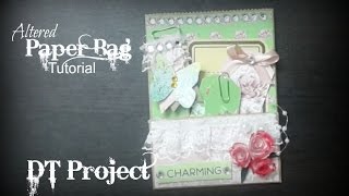 Altered Paper Bag Tutorial | DT Project for Sincerely Rina | DIY Art and Craft Ideas
