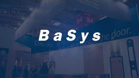 BaSys Explainer video: "PIVOTA DX 110 3-D" - concealed door hinge overcomes both sides claddings