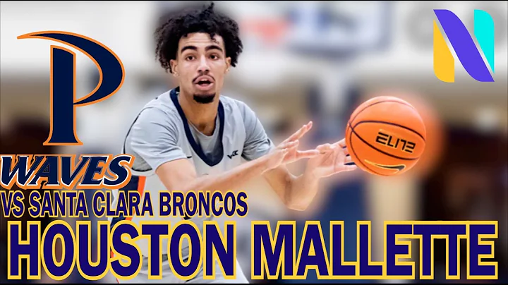 Houston Mallette Pepperdine Waves 24 PTS + 3 AST v...