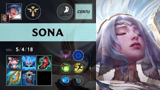 (TP CENTU) Sona Support vs Leona - EUW Master Patch 26.16