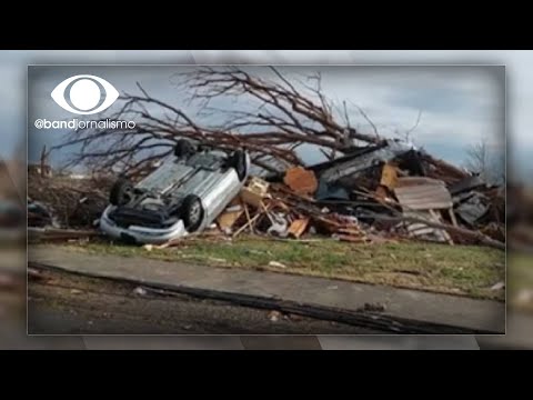 Tragédia nos EUA: 30 tornados atingem região sudeste do país