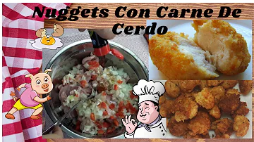 ¿Los nuggets de pollo tienen carne de cerdo?