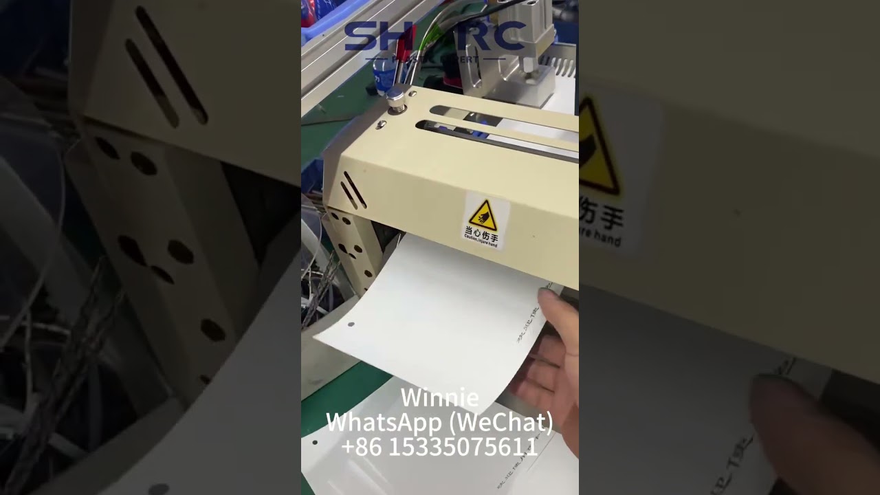 PVC color card machine with cutting and printing from Sharc Machine 