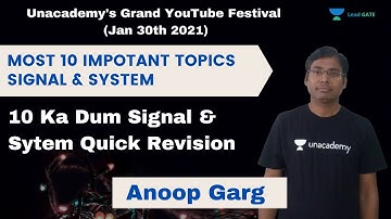 Most 10 Important Topics Signal & System | GATE/ESE 2021 | 10 Ka Dum Signal & System Quick Revision