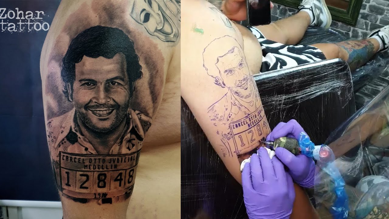 Tattoo song - TETOVIRANJE PABLO ESCOBAR / TATTOO PABLO ESCOBAR - YouTube