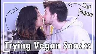 Trying Vegan Snacks - Taste Test! | ft. @shaaba