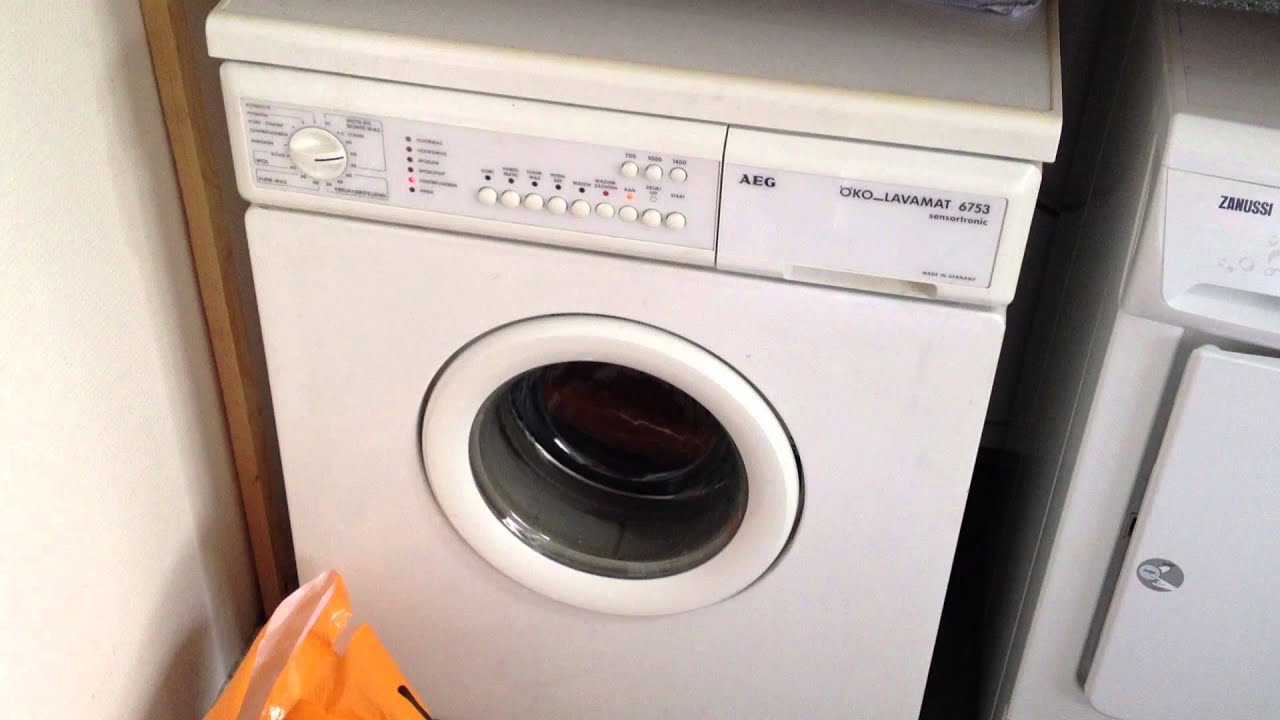 Aeg öko lavamat 6753 sensortronic fluit tijdens centrifugeren ...
