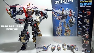 Transformers |ROBOT OF THE DINO 5 IN 1 DINO TROOPS DinoForce transfom #Transformers#optimus#grimlock