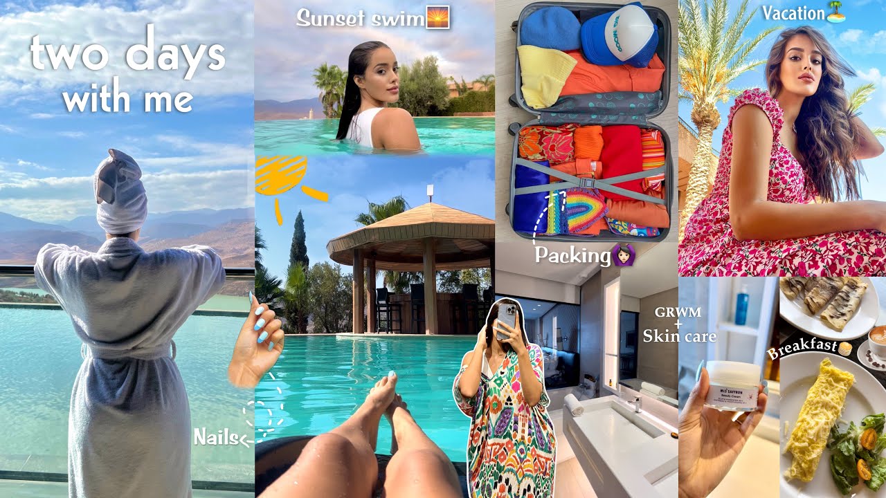 VLOG | 2 days with me🏝: أجيو تمشيو معايا لأكتر بلاصة📍كنرتاح فيها…🥰٠(شنو سبب غيابي فانستغرام!!💔٠)