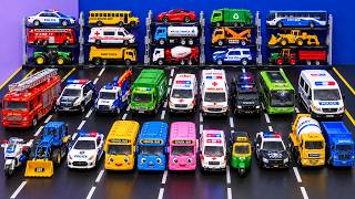 Crazy Toy Vehicle Collection for Kids | Police Cars, Ambulances & Fire Trucks
