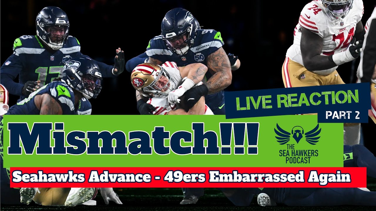 Seahawk Destroy Mismatch! - Seahawks DESTROY NINERS - Live Reaction Part 2 - YouTube