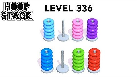 Hoop Stack Level 336 | Puzzle Game  | Complete Level