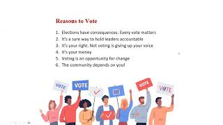 Voter Information from the League of Women Voters with Catherine Mardikes