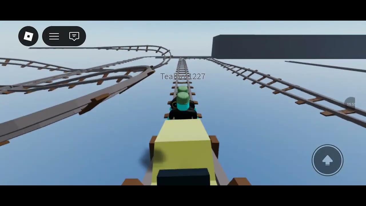 Roblox: cart ride around nothing private server win with Tealbot1227